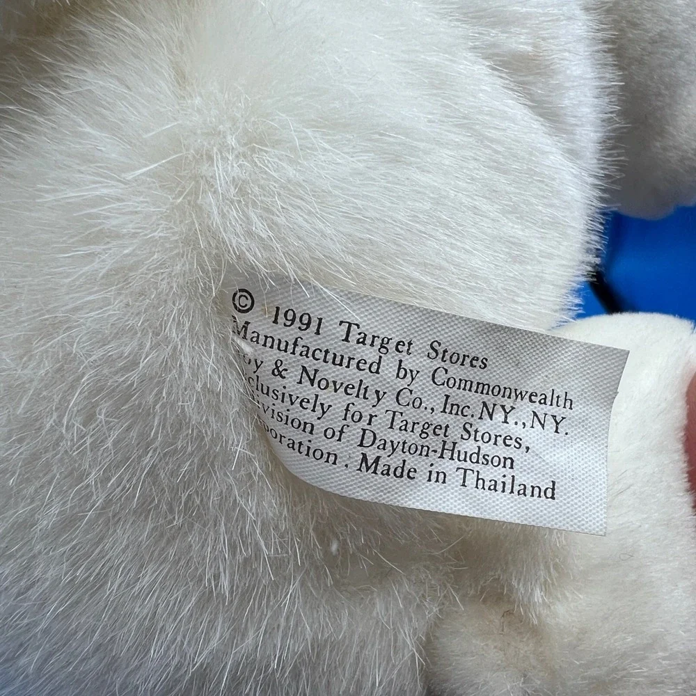 1991 Target Exclusive White Rabbit plush Vintage 16 inch Alice in wonderland